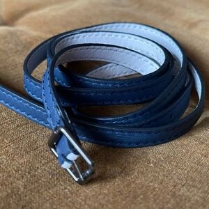 Authentic reversible Loro Piana leather belt